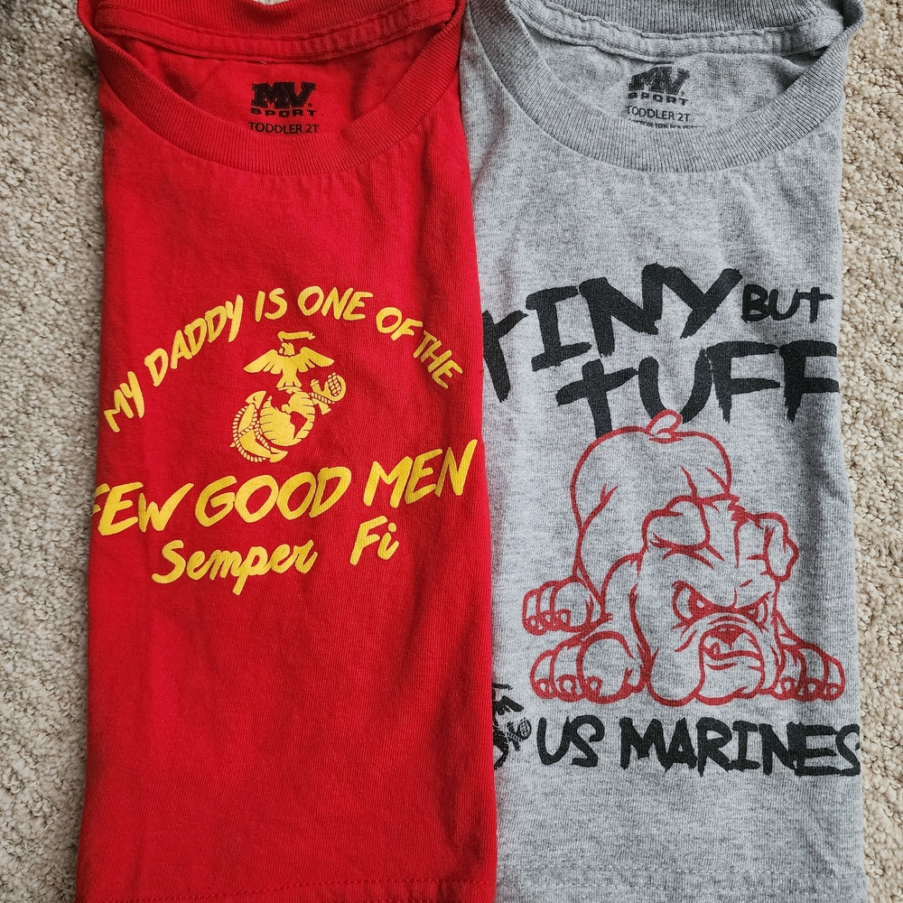 MV Sport USMC Marines Semper Fi Toddler Shirts